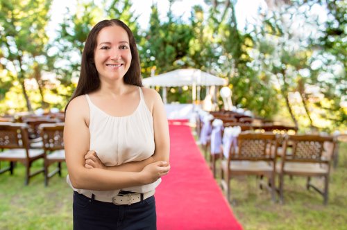 A Women from Party Rental Company